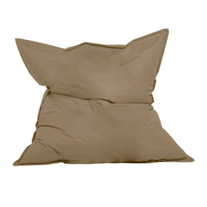 Puf rectangular XXL de espuma de poliestireno expandido reciclado Moku topo asiento cómodo