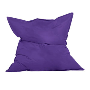 Puf rectangular XXL de espuma de poliestireno expandido reciclado Moku violeta asiento cómodo