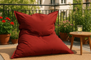 puf rectangular rojo moku ambiente concept u