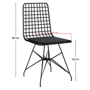 Dimensiones de la silla square