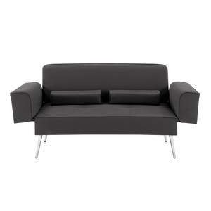 sofa convertible gris Riga - fondo blanco 1