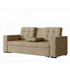 Sofa pana beige Concept-U - fondo blanco