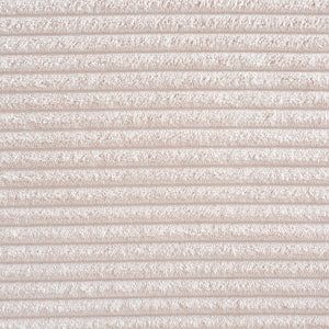 Sofá modular 4 plazas de pana beige Monroe zoom tejido