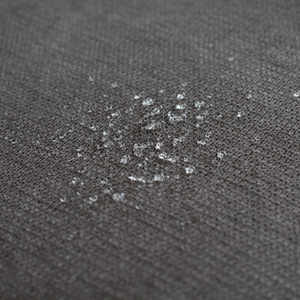 Sofá modular gris oscuro Konekt zoom detalles tejido agua Concept Usine

