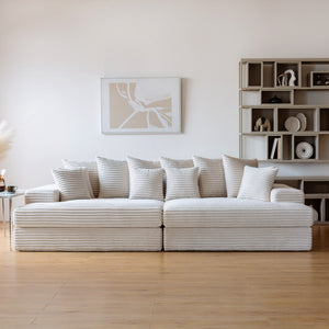 sofa cotele terciopelo grande beige cardiff ambiente concept u