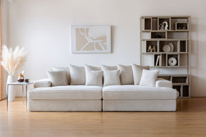 sofa cotele terciopelo grande beige cardiff ambiente concept u