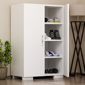 zapatero con puertas blanco tia puerta abierta ambiente concept u