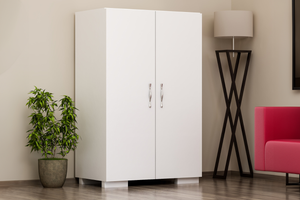 zapatero con puertas blanco tia rectangular concept u
