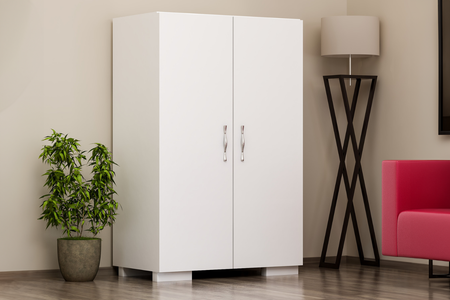 zapatero con puertas blanco tia rectangular concept u