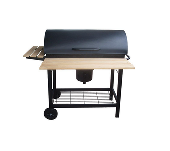 Barbacoa ahumadora de carbón con estantes Savannah