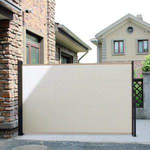 Mampara desplegable exterior extensible Crudo saltillo