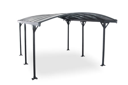 Cubierta para coche, pérgola para coche de aluminio de 5,8 x 3 m