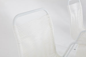 Conjunto de jardin de aluminio 6 sillas