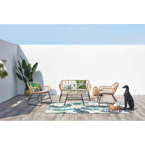 Conjunto de jardin de ratán Parea