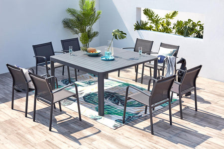 Conjunto de jardín de aluminio