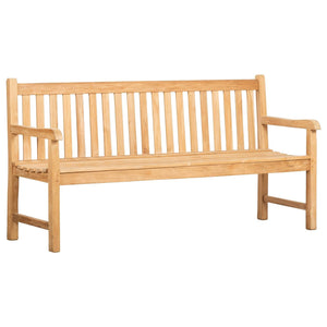 Banco de jardín de teca de 3 plazas Kuala