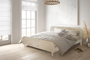 Estructura de cama japonesa 2 plazas de madera 160 cm Twist