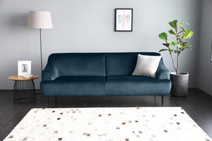 Sofá impermeable de 3 plazas Azul oscuro