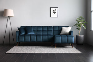 Sofa terciopelo Azul oscuro