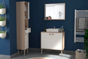 Mueble de baño Arvada de diseño con espejo y columna