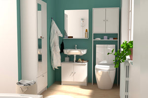 Mueble de baño Aspen con espejo, columna de 59 cm y marco