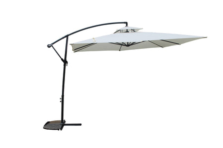 sombrilla excentrico cuadrado 3x3 crudo