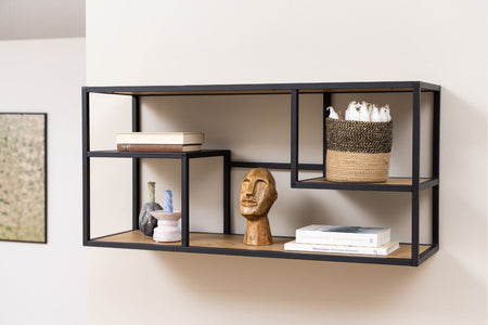 Estante de pared industrial de fábrica