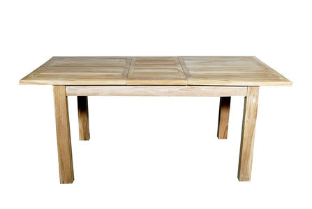 Mesa de comedor extensible de teca