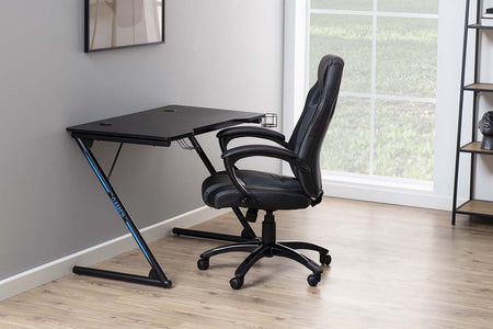 Maximiza la productividad y la comodidad ergonómica con escritorio en forma  de L con cajones, escritorio esquinero para computadora, mesa de oficina