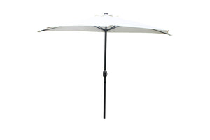 Parasol de media luna para balcón 270 cm crudo en aluminio Catane packshot